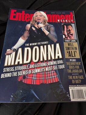 Entertainment Weekly magazine issue #606 July 27, 2001 Madonna Queen of Pop